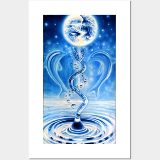 Water, the source of life Posters and Art